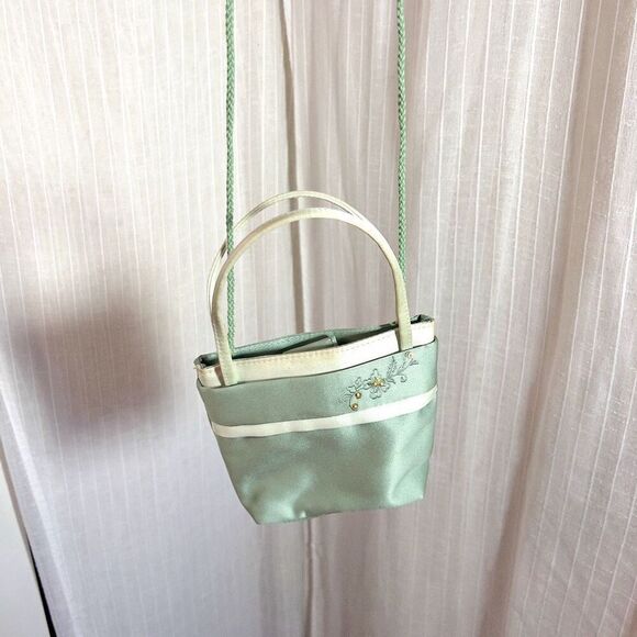 Vintage | Women’s | Bags | One Size | Green Beaded Floral Mini Bag - Picture 6 of 6